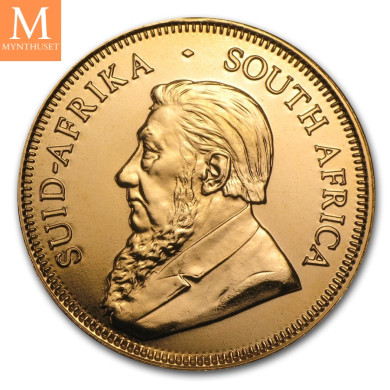 XXXX Sør Afrika 1 oz Gull Krugerrand BU - 0/01 M/Kapsel
