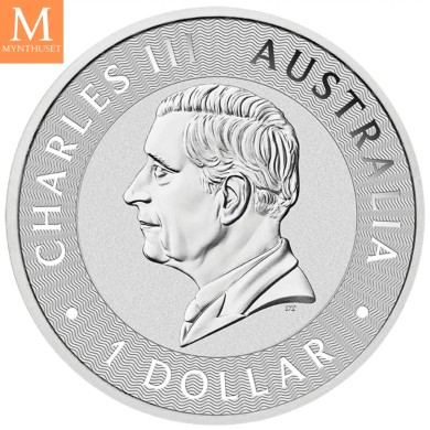 2026 Australia 1 oz Sølv Kangaroo BU i kapsel