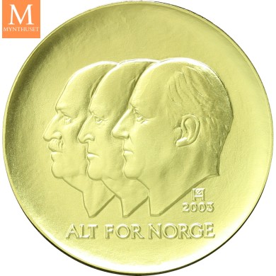 2005 1500 Kroner Gull unionsoppløsningen 100 år Landbruk 1/2 Oz Gull