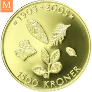 2023 Mexico LIBERTAD GULL PROOF SETT  5 MYNTER 1,9 Oz GULL KVALITET PROOF