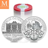 2026 Østerrike 1 OZ Sølv Philharmoniker BU i kapsel
