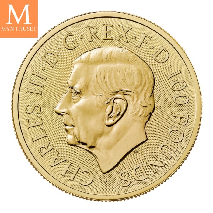 2025 England St George and the Dragon 1oz Gull BU i kapsel