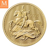 2025 England St George and the Dragon 1oz Gull BU i kapsel