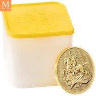 2025 England St George and the Dragon 1oz Gull BU i kapsel