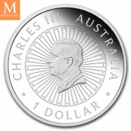 2024 Australia 1 oz Sølv Opal serien Great Southern Land Chrysoprase kvalitet Proof