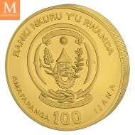 2026 Rwanda African Ounce Hyena 1/12 OZ  100 AMAFRANGA kvalitet BU