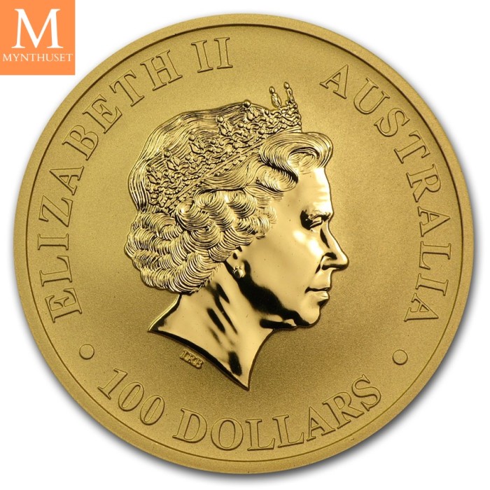 2012 Australia 1oz Gull Kangaroo BU M/Kapsel