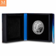 2022 Niue FLASH 10 DOLLAR 3 OZ sølv mynt i kvalitet BU i kapsel og skrin