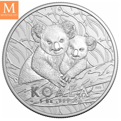 2025 Australia KOALA 1 oz sølv kvalitet BU i kapsel