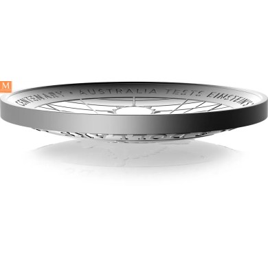 2022 Australia 1 oz sølv Einstein's Theory of Relativity Wallal Expedition proof i originalt skrin