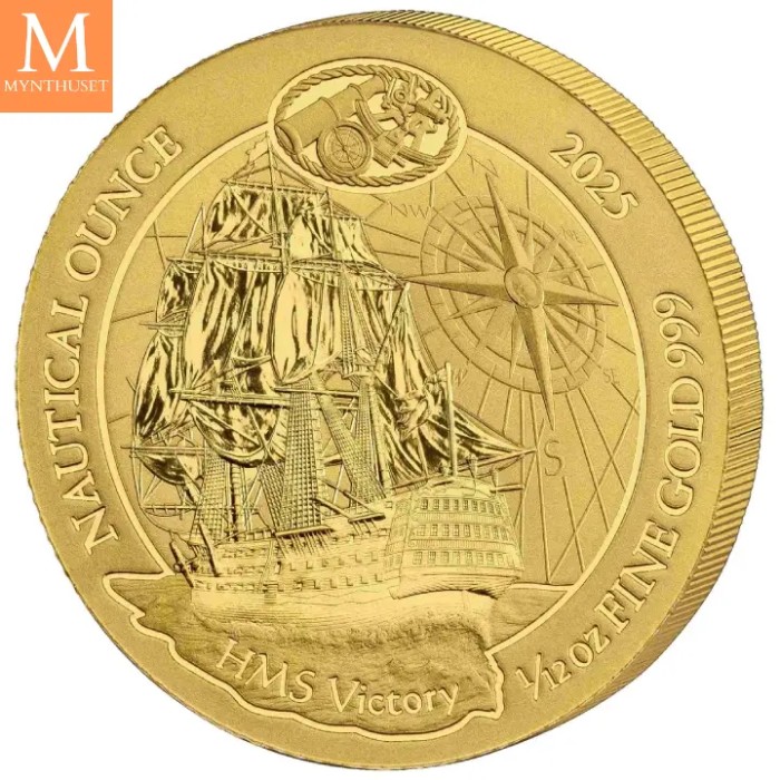 2025 Rwanda Nautical Ounce HMS Victory 1/12 OZ 100 AMAFRANGA kvalitet BU