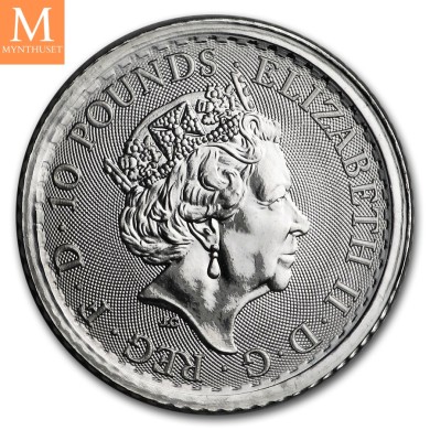2020 Storbritannia 1/10 oz Platina Britannia BU Med kapsel