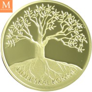 Tusenårsmynten 1500 Kroner 2000 Millennium 1/2 Oz Gull kvalitet Proof med skrin