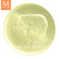 2005 1500 Kroner Gull unionsoppløsningen 100 år data 1/2 Oz Gull