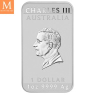 2026 Australia Lunar Horse 1oz SØLV rektangulær i kvalitet BU i kapsel