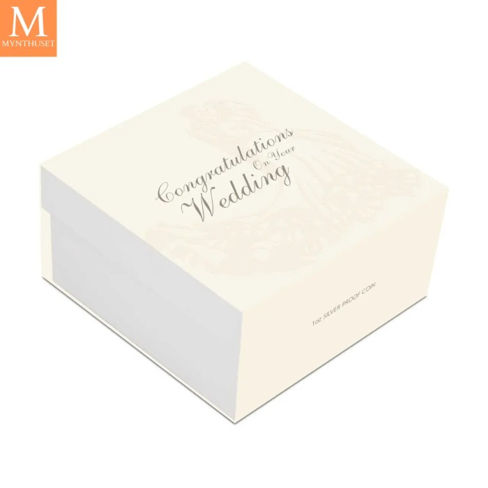 2025 WEDDING 1 OZ 1 SØLV PROOF FARGE MED SKRIN OG EKTHETSBEVIS