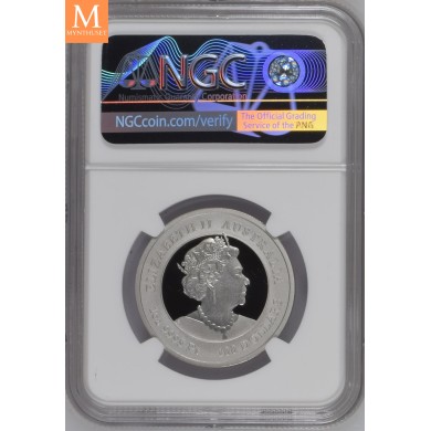 Reservert! 2022 Australia YEAR OF THE TIGER 100 dollar 1 OZ PLATINUM  LUNAR SERIE 3  Kvalitet Proof  NGC PF70 OPPLAG KUN 188
