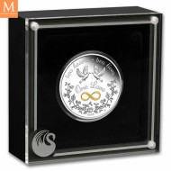 2026 AUSTRALIA ONE LOVE 9999  1 OZ SØLV MYNT I KVALITET PROOF