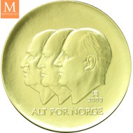 2005 1500 Kroner Gull unionsoppløsningen 100 år Landbruk 1/2 Oz Gull