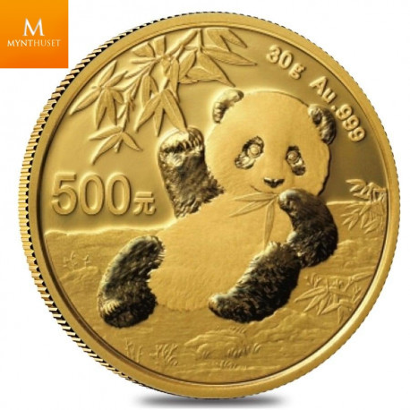 China 500 Yuan Panda 30 gram 999  gold coin