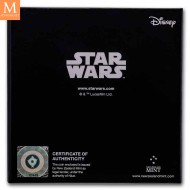 2022 Niue STAR WARS BATTLE OF Hoth 10 DOLLAR 3 OZ sølv mynt i kvalitet BU i kapsel og skrin