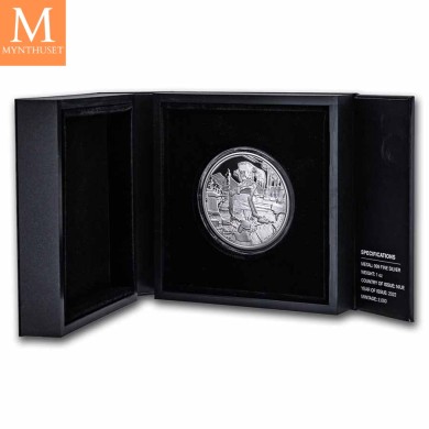 2022 Niue STAR WARS AT-ST WALKER 2 DOLLAR 1 OZ sølv mynt i kvalitet Proof i kapsel og skrin