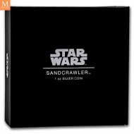2022 Niue STAR WARS SANDCRAWLER 2 DOLLAR 1 OZ sølv mynt i kvalitet Proof i kapsel og skrin