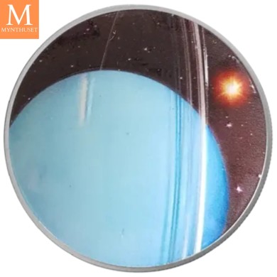 2022 USA Uranus The Solar System 1 DOLLAR 1 OZ sølv mynt i kvalitet Proof i kapsel