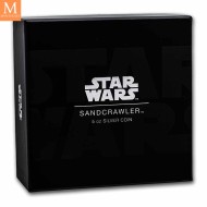 2022 Niue STAR WARS SANDCRAWLER  10 DOLLAR 5 OZ sølv mynt i kvalitet Proof i kapsel og skrin