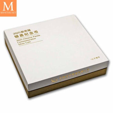 2025 China 1 kilo Sølv Panda kvalitet Proof (m ed Boks og ekthetsbevis)