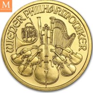 2008 Østerrike 1/10 oz Gull Philharmoniker BU i kapsel