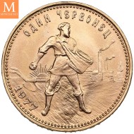 1976 RUSSIA 1 CHERVONETS (10 Rubel) kvalitet 0/01 - 0