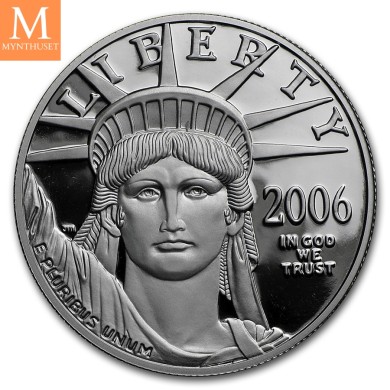 2006 USA 1 oz platina Eagle proof i originalt skrin med ekthetsbevis