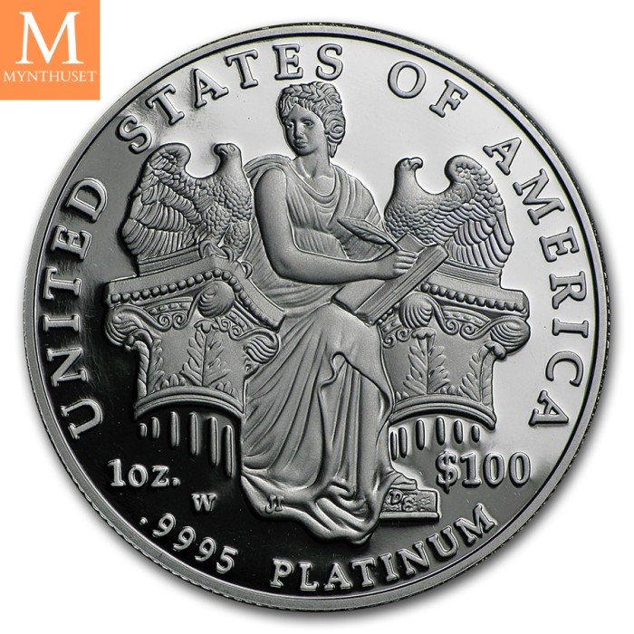 2006 USA 1 oz platina Eagle proof i originalt skrin med ekthetsbevis