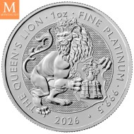 1987 Isle of Man 1 oz Platina Noble BU i kapsel