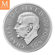 2026 UK 1 oz platina Tudor Beasts Queens Lion BU i kapsel