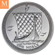 1986 Isle of Man 1 oz Platina Noble BU i kapsel