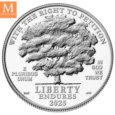 2025 USA 100 Dollar W 1oz Platinum Eagle Proof med bevis og skrin