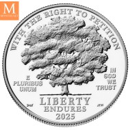 2025 USA 100 Dollar W 1oz Platinum Eagle Proof med bevis og skrin