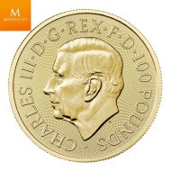 2023 Storbritannia 1 oz Gull Myths and Legends Merlin kvalitet BU i Kapsel