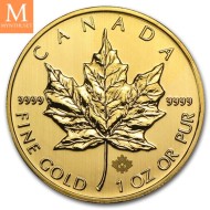 2013 Maple Leaf Gullmynt 1ozt i kapsel kvalitet BU