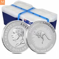 2026 Monsterboks! Australia Sølv Kangaroo 250 x 1 oz  BU (250 oz)
