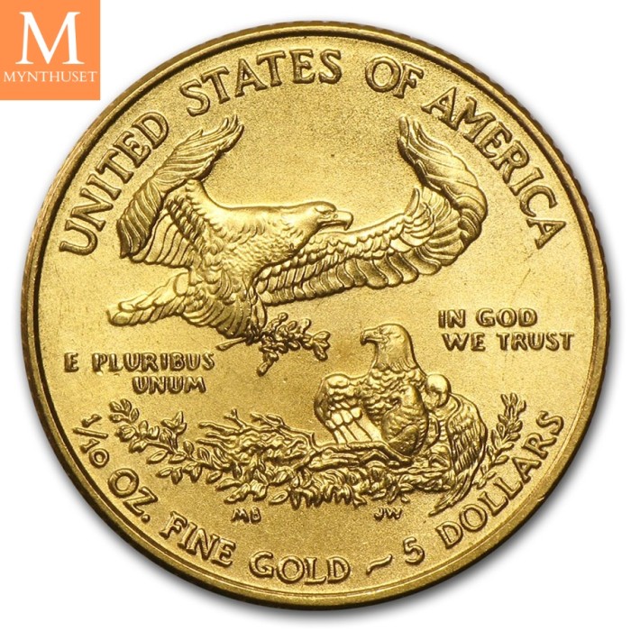 2011 USA 1/10 oz Gull Eagle BU M/kapsel