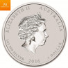1 OZ 2016 AUSTRALIA MONKEY KING COLORIZED .999 sølv mynt i kvalitet BU