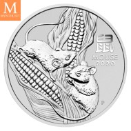 2023 Australia 1 oz Sølv Lunar S3 Year of the Rabbit BU M/Kapsel