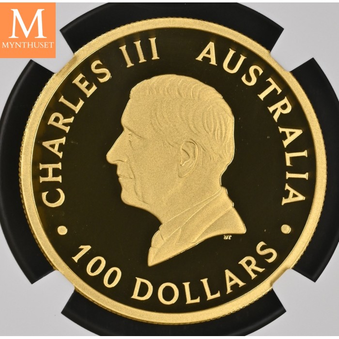 2024 Australia 1 oz Red Kangaroo Gold Coin NGC PF70