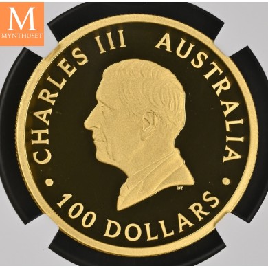 2024 Australia 1 oz Red Kangaroo Gold Coin NGC PF70