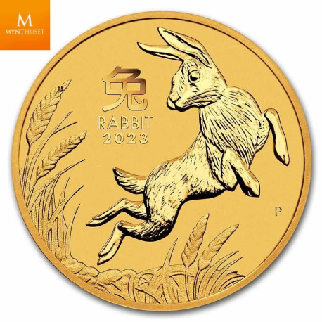 Australia 2023 1 oz Gull Lunar S3 Year of the Rabbit BU M/Kapsel