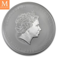 2013 Australia1 kilo Silver Lunar Serie II SNAKE Kvalitet BU i kapsel