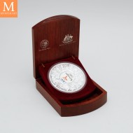 2000 Australia 1 kilo Sølv Sydney OL kvalitet BU i kapsel originalt skrin